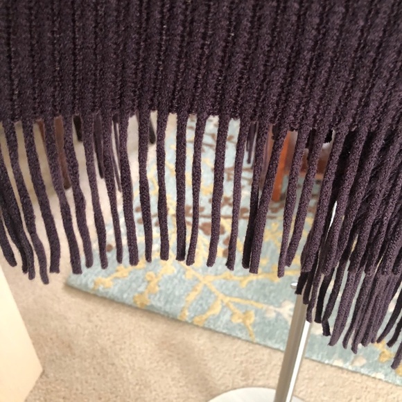 Cejon Fringe Chocolate Sweater Shawl - size- OS - Picture 6 of 6